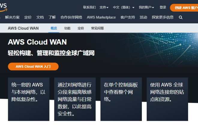 亞馬遜云科技全面推出Amazon Cloud WAN