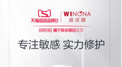 薇諾娜攜手天貓超級(jí)品牌日 破圈營銷觸達(dá)敏感肌用戶