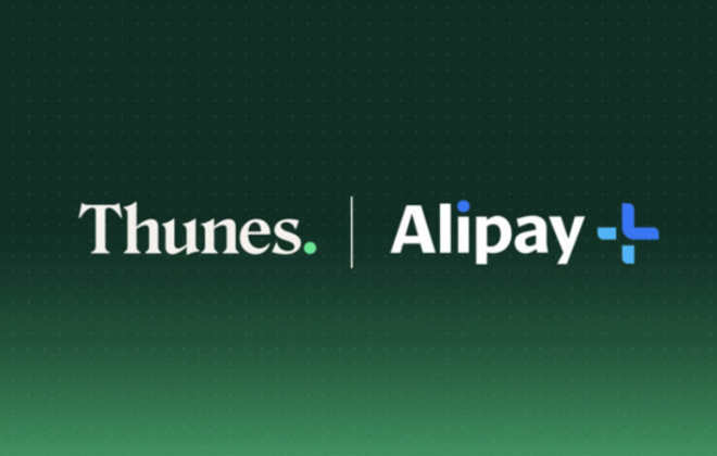 跨境支付公司Thunes與Alipay+達成合作