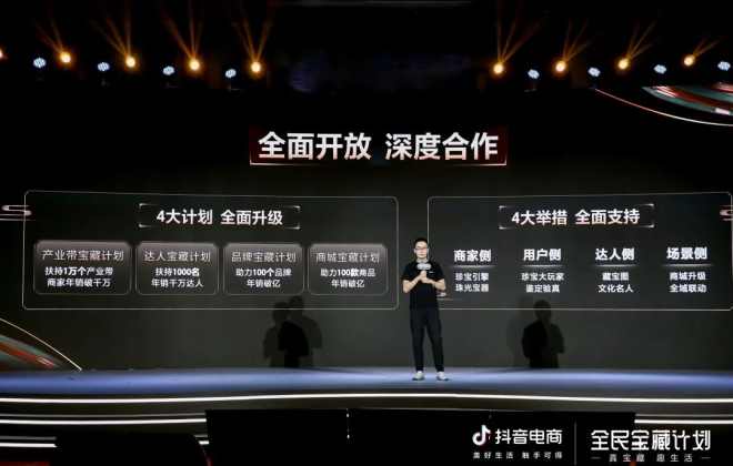 抖音電商升級(jí)“寶藏計(jì)劃”：助力100個(gè)品牌和商品年銷破億