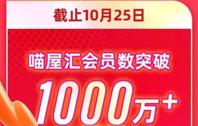 天貓好房“喵屋匯”會員突破1000萬人