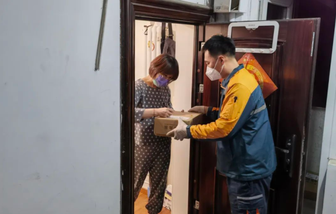 郵政EMS雙11全國首單13分鐘投遞完成