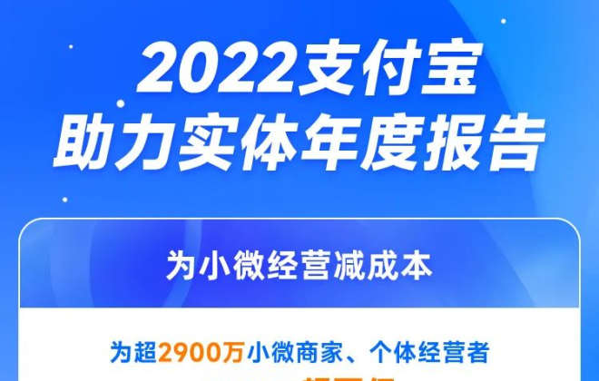 支付寶助實年報：已為小微商家降費讓利超100億元
