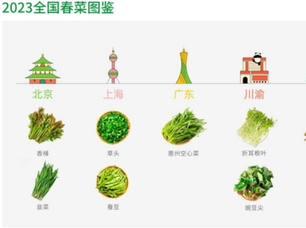 叮咚買菜上線超50種春季時令菜 預計4月前銷量達5000噸