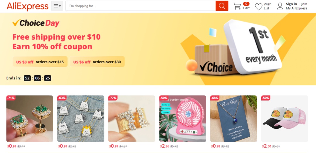 速賣通上線新服務頻道“AliExpress Choice”