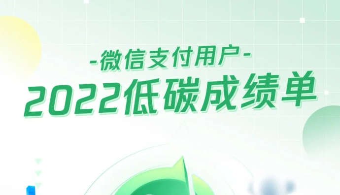 微信支付：2022年用戶共減少碳排放1765.5萬噸