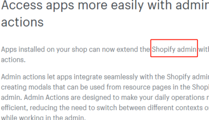 Shopify升級管理操作 助力賣家一站式管理應用程序