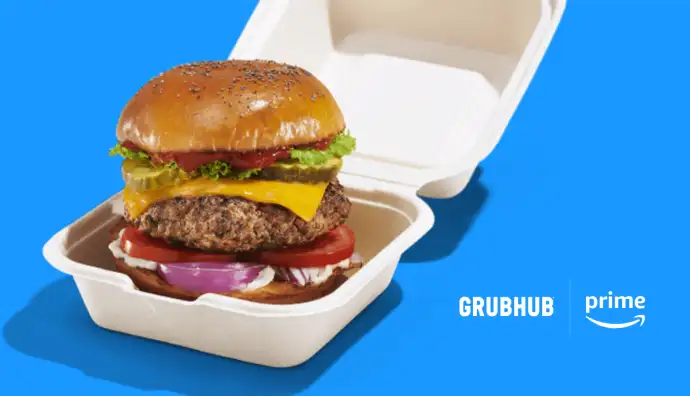 亞馬遜Prime會員可免費享受一年Grubhub+會員資格