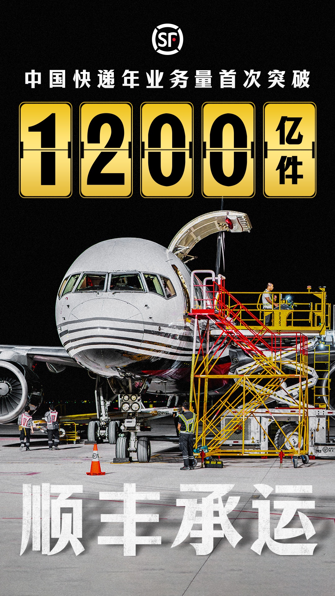 順豐承運今年國內第1200億件快遞承運今年國內第1200億件快遞