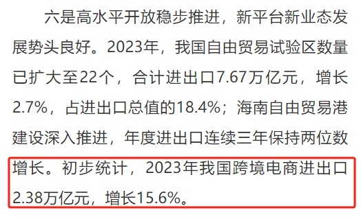 商務部：加快培育外貿(mào)新動能，拓展跨境電商出口