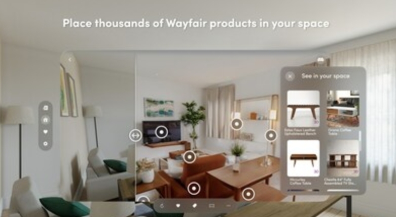 Wayfair生成式AI應(yīng)用程序已在蘋果Vision Pro上推出