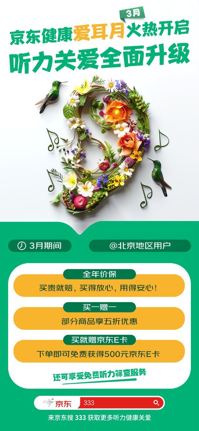 京東健康升級聽力中心服務 向北京居民提供免費聽力檢查